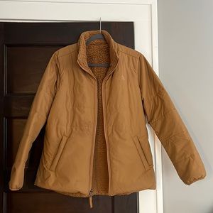 The north face  reversible teddy jacket